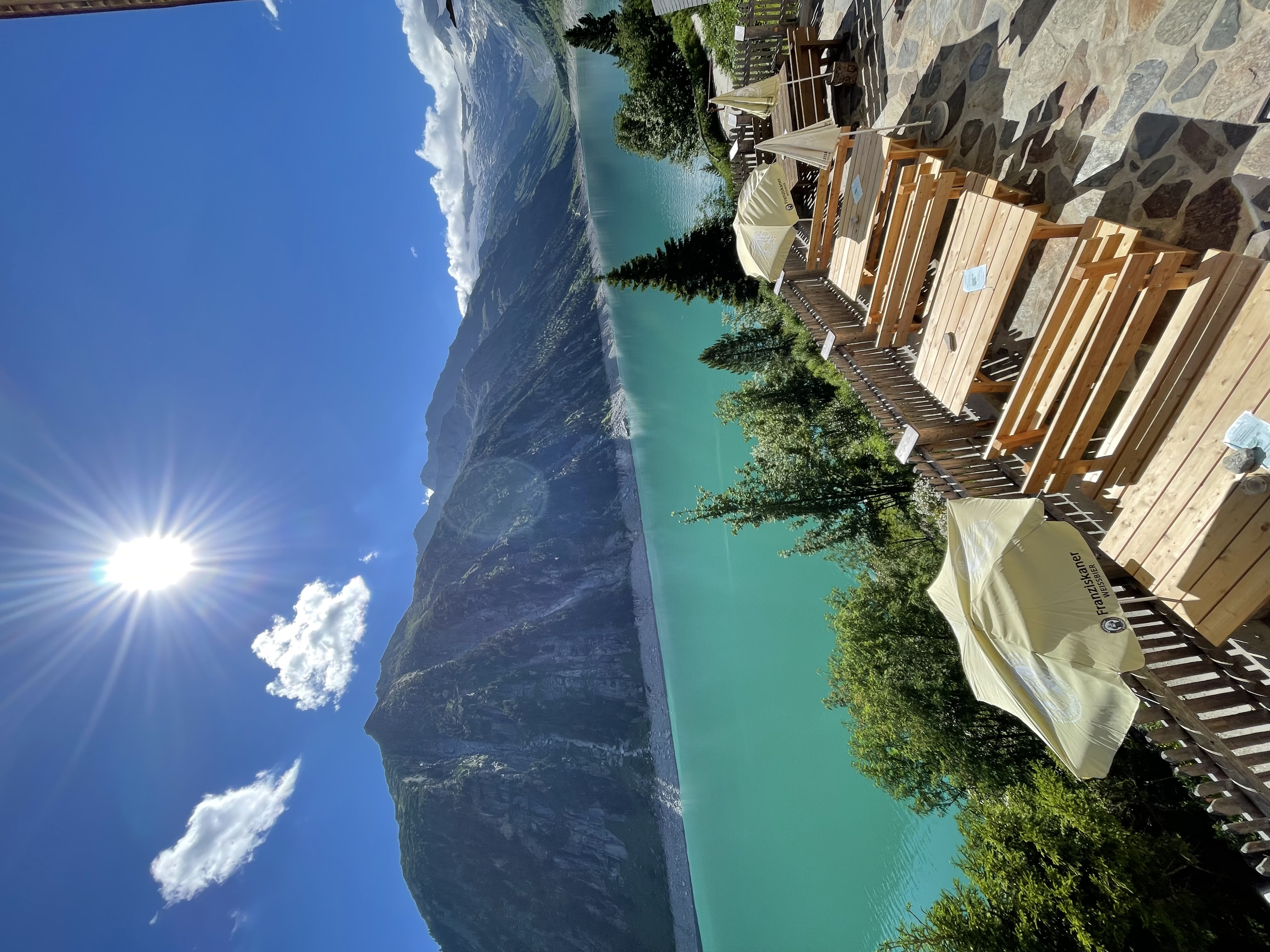 mys-Fischerhütte 1782m - Schlegeisspeicher-Sonnenterasse mit Blick auf den See