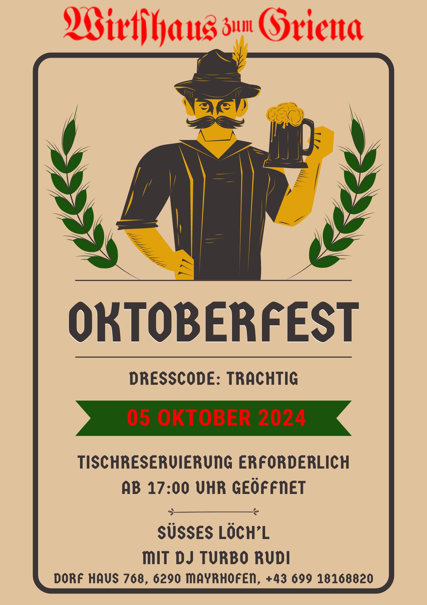 Veranstaltung Oktoberfest 