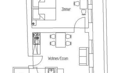 feratel-Anderlerhof - Anderlerhof Mayrhofen - Grundriss FEWO Grünberg