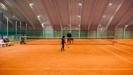 mys-Hallentennisplatz und Padeltennis - Hotel Berghof-Tennishalle 2