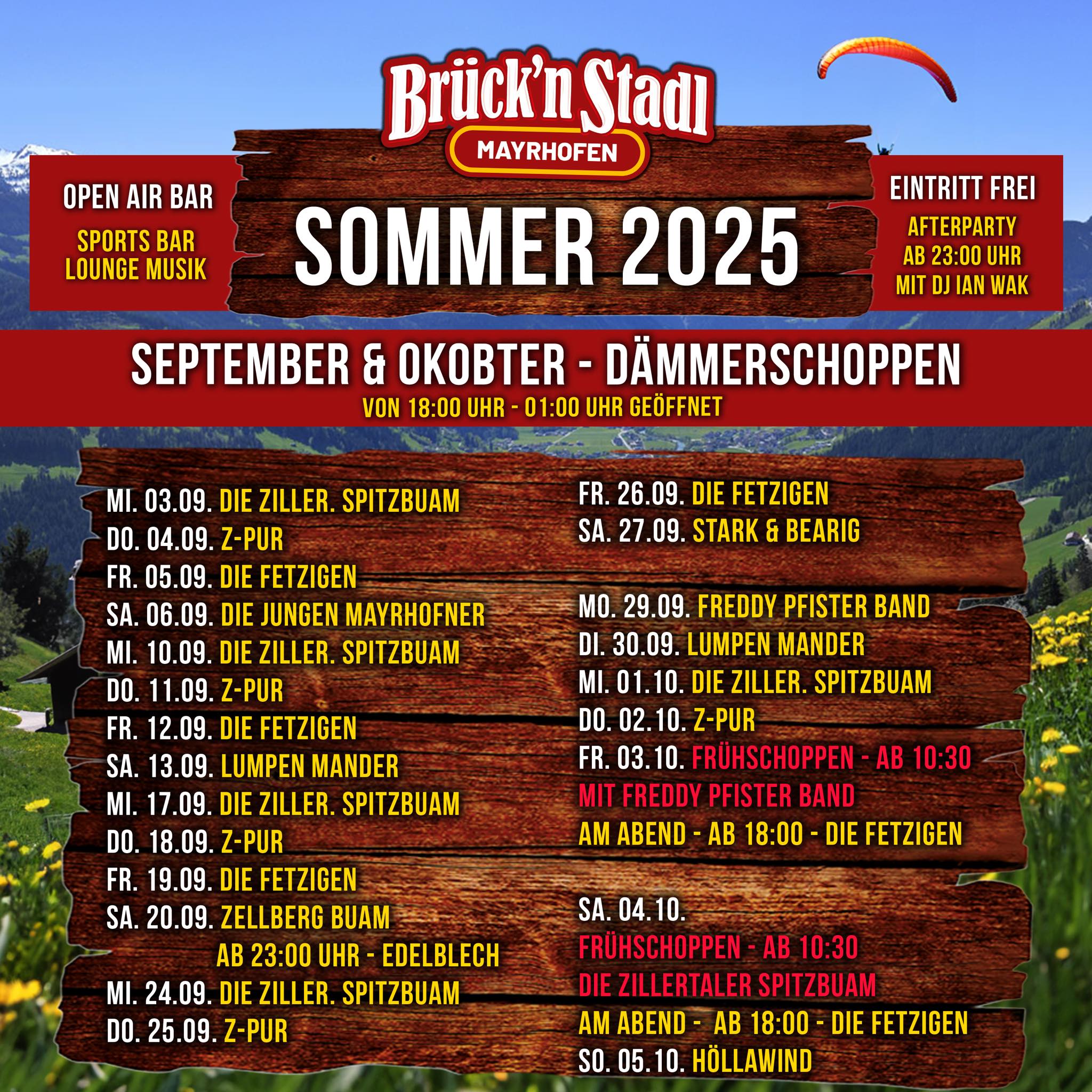 mys-Dämmerschoppen Brückenstadl im September & Oktober 2025-Dämmerschoppen 2025
