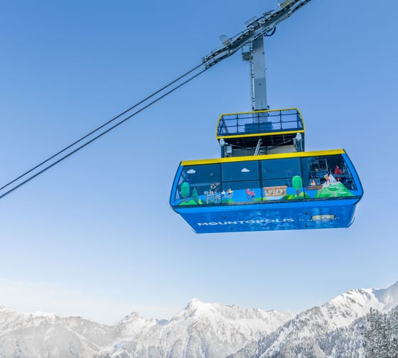 SkyRide Ahorn - die Cabrio Gondel direkt auf der Ahornbahn