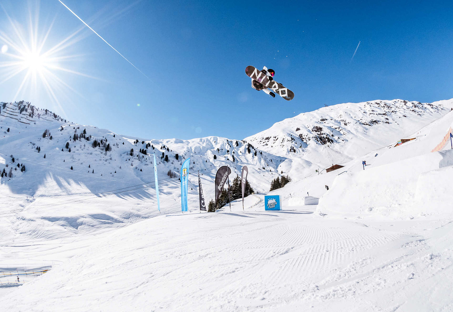 Rider on a jump at PenkenPark