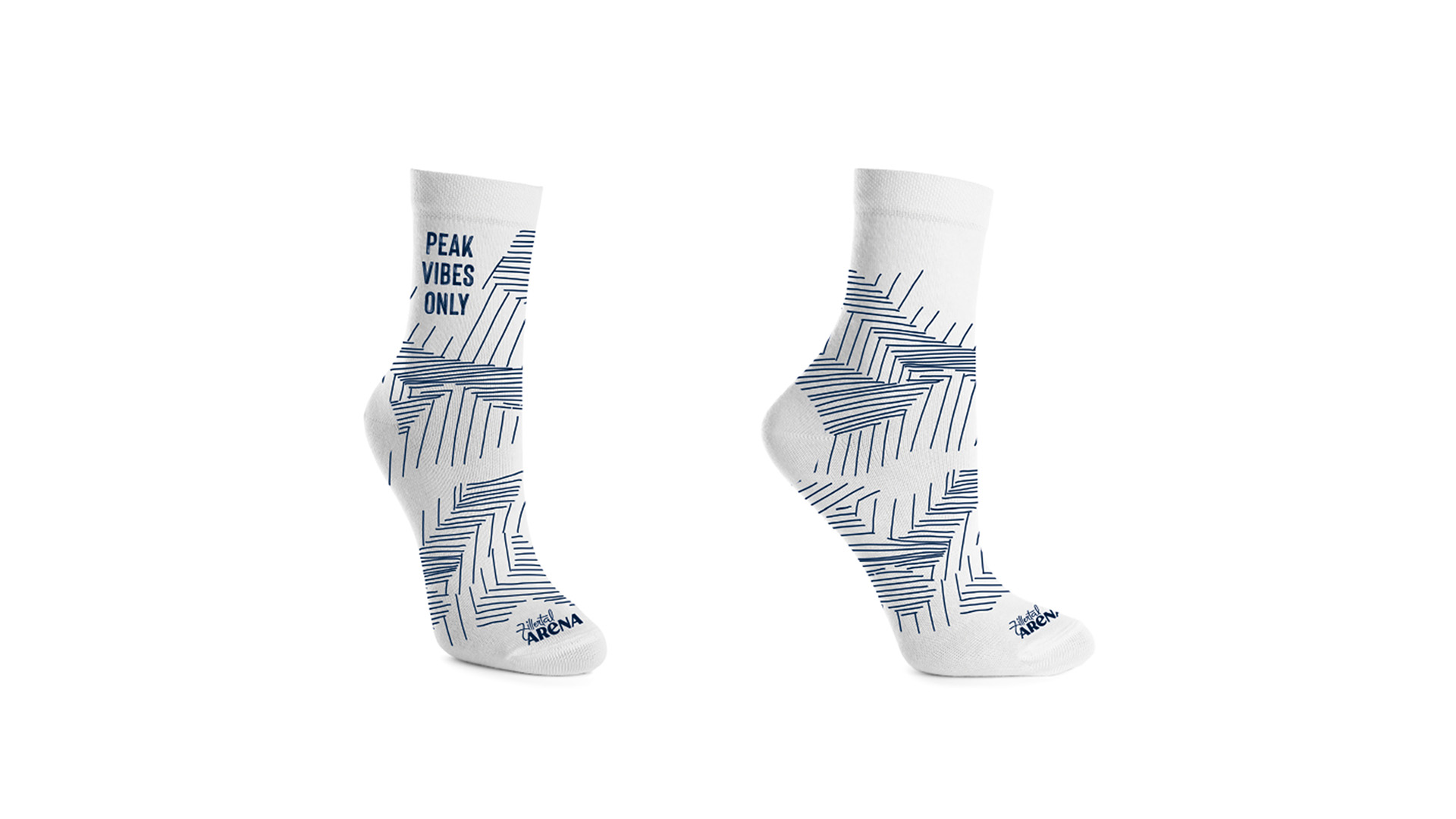 ZA Socks "Peak Vibes Only"