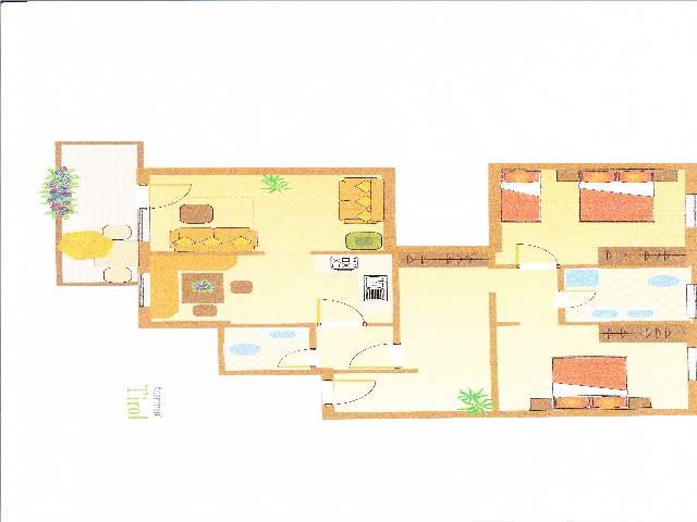 feratel-Apart Brigitte - Apart Tirol Grundriss