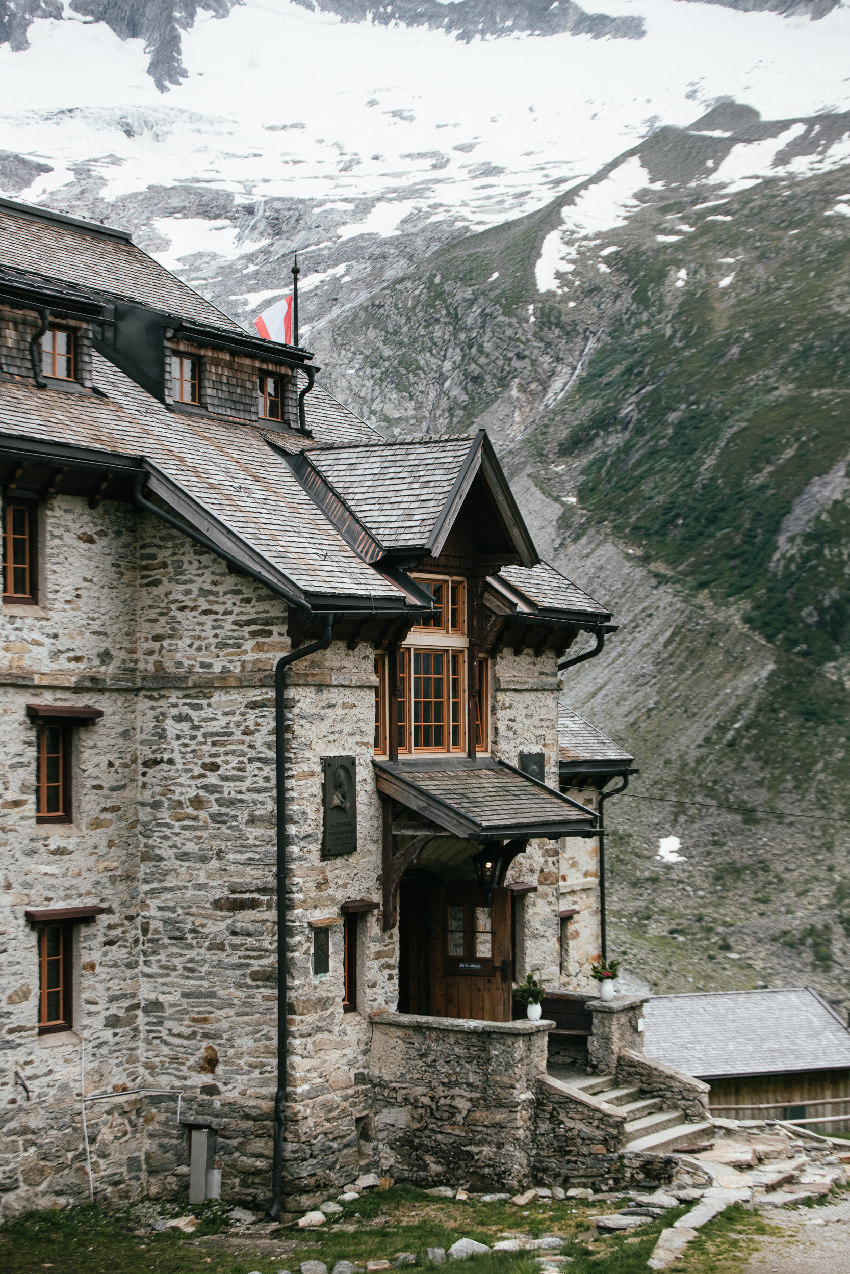 Haupteingang in die Berliner Hütte