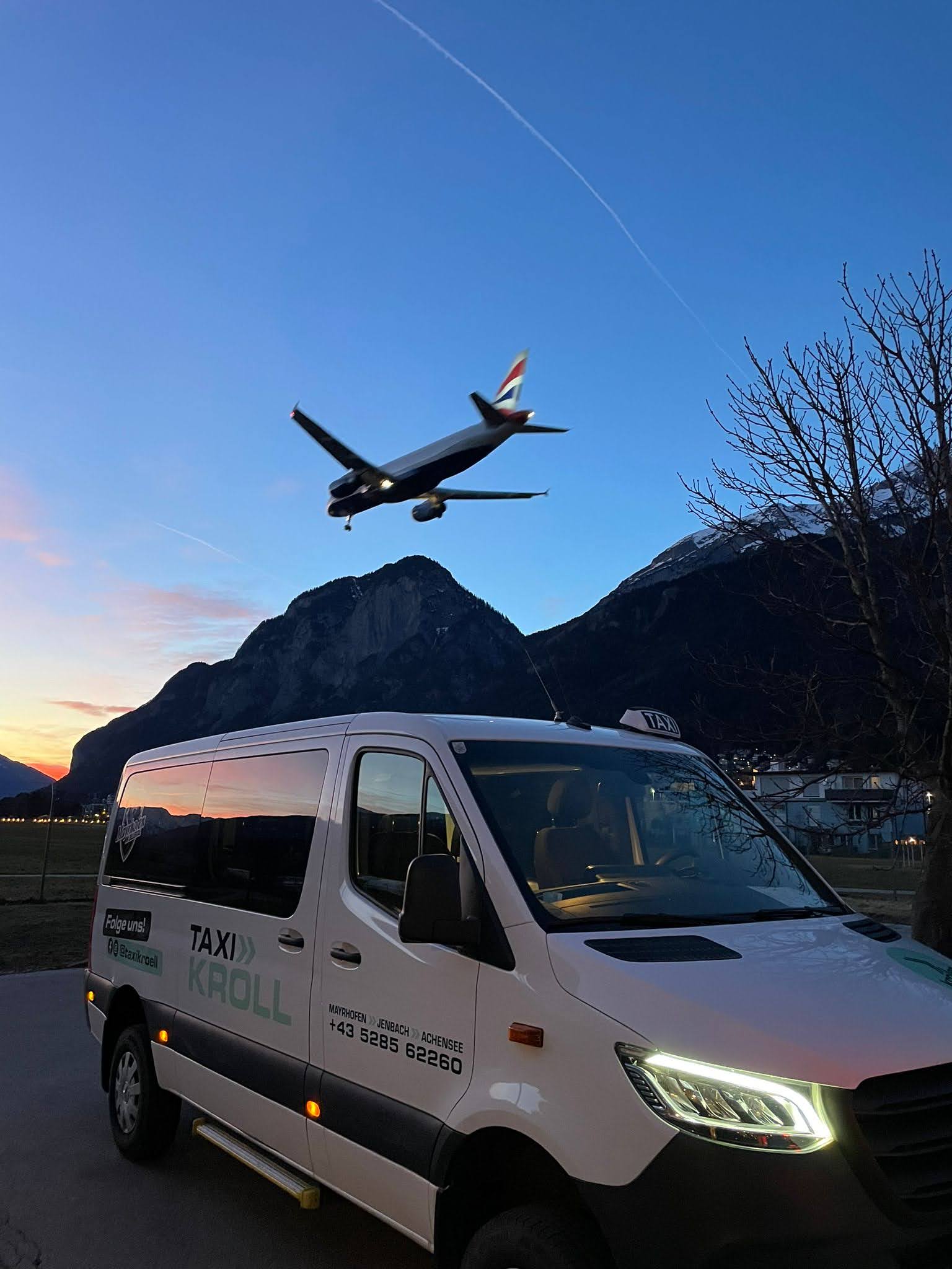 mys-Taxi Kröll Mayrhofen-Taxi Kröll - Flughafen Innsbruck