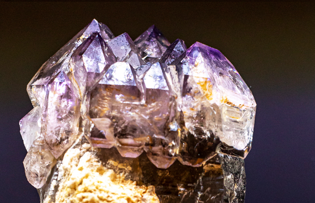 mys-HIDDEN TREASURES exhibition in the Nature Park House in Ginzling-Rauchquarz - Amethyst