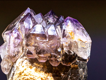 mys-HIDDEN TREASURES exhibition in the Nature Park House in Ginzling-Rauchquarz - Amethyst