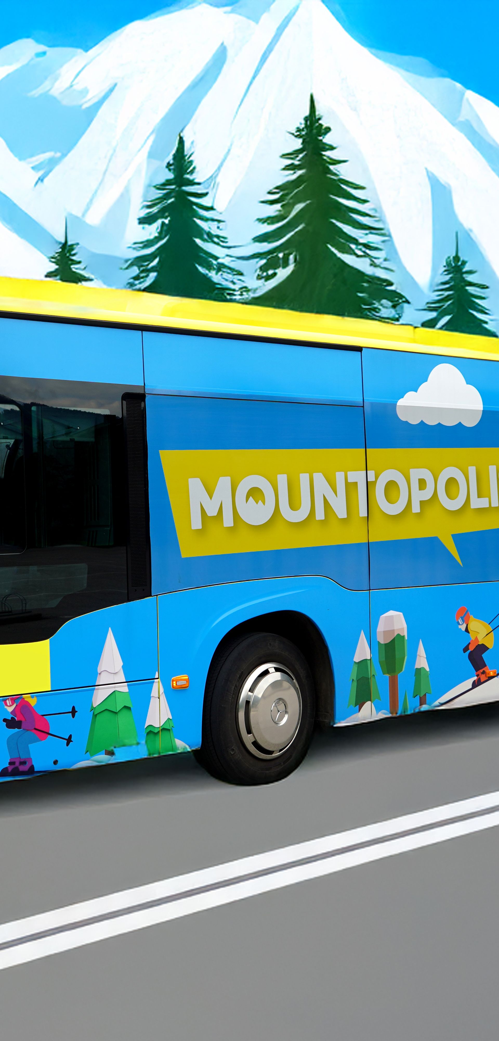 Mountopolis Skibus der Mayrhofner Bergbahnen