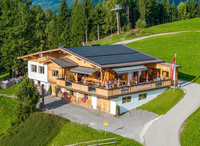 Schlittenstadl im Sommer