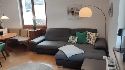 feratel-Ferienwohnung Hafner - Wohnzimmer Couch