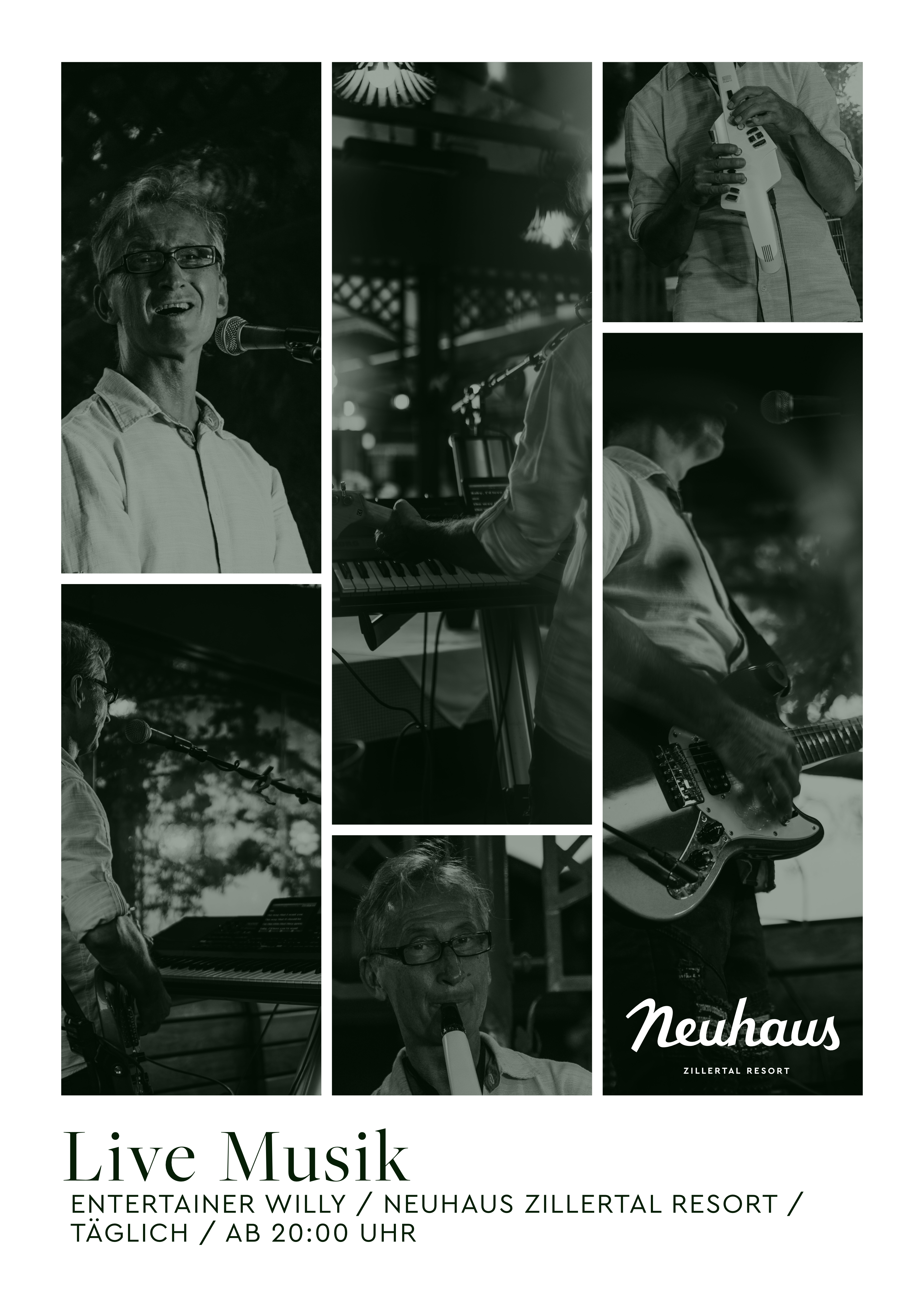 Live Musik mit Willy im Neuhaus Zillertal Resort