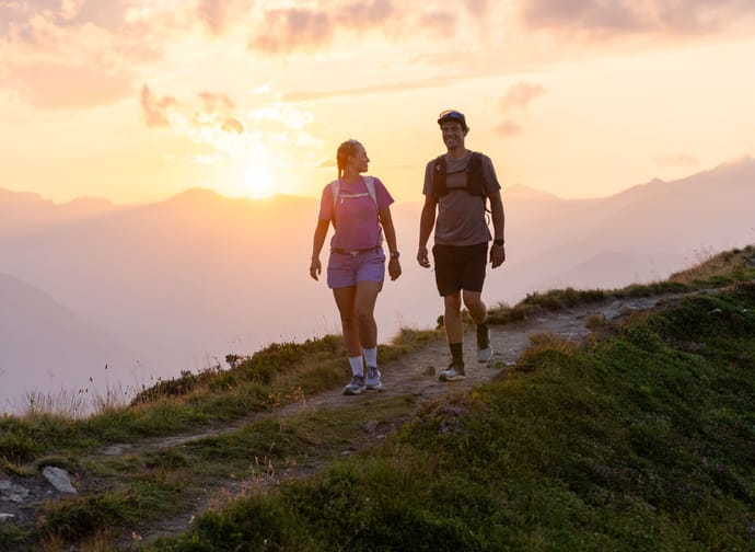 Sonnenuntergang am Ahorn in Mayrhofen