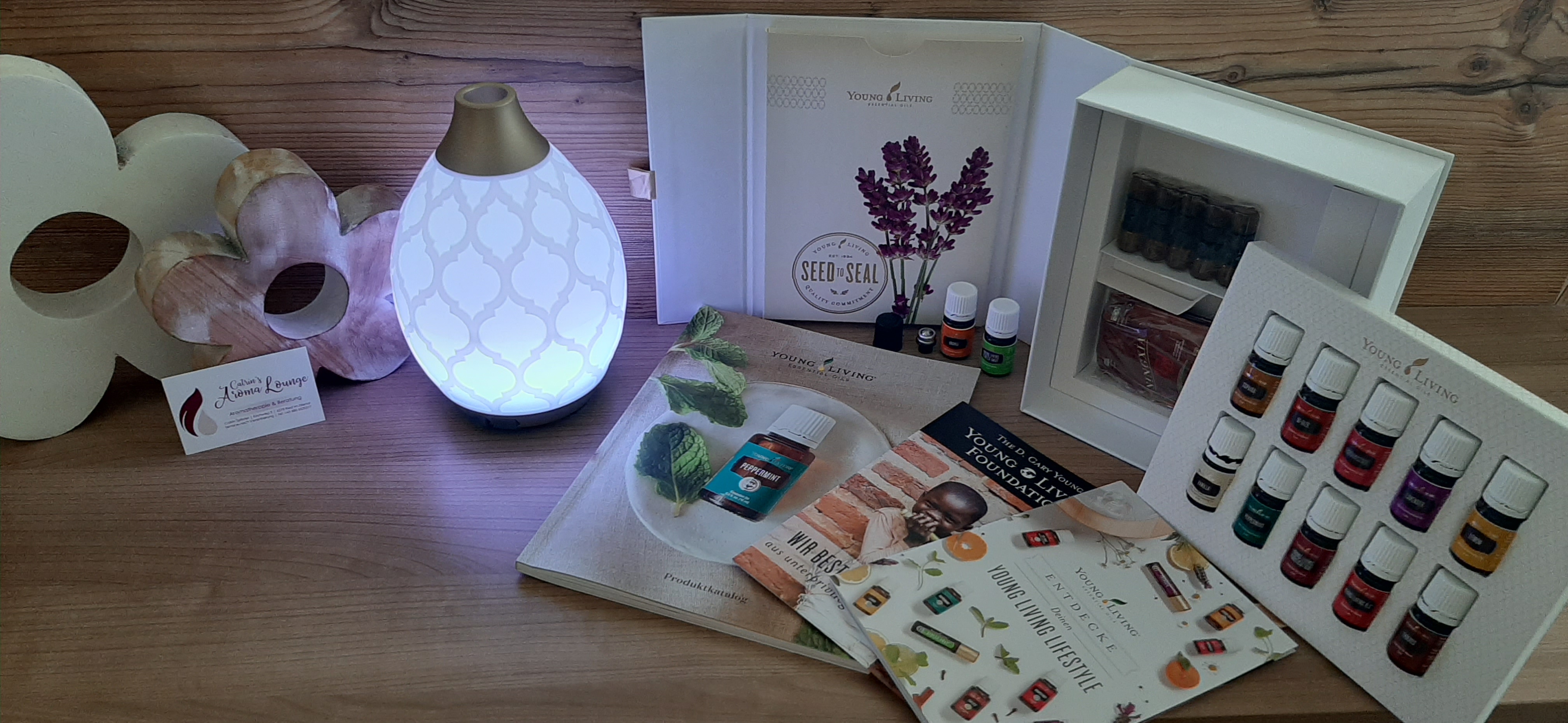 12 ätherische Öle für die Hausapotheke inkl. Diffuser!