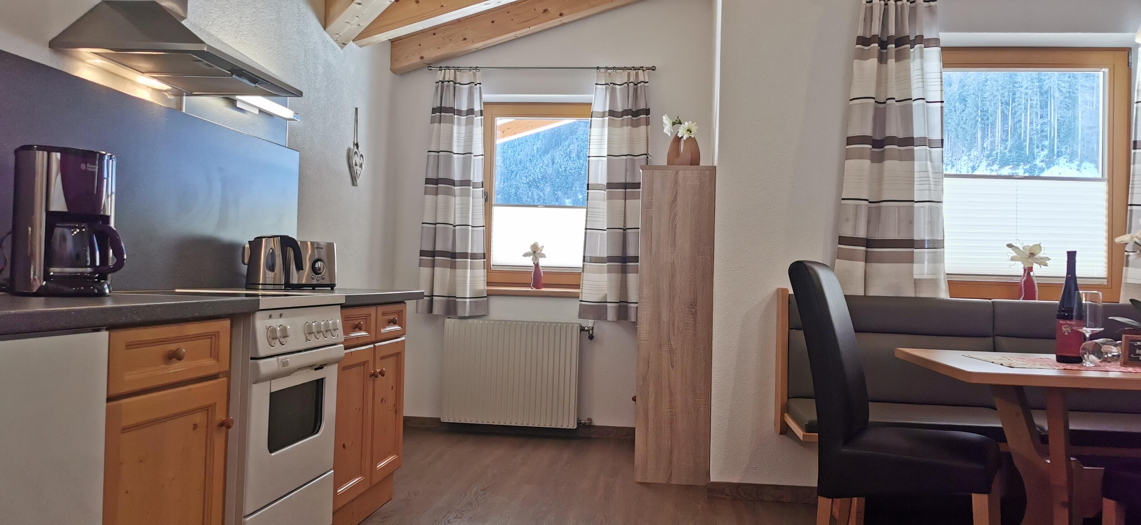 feratel-Haus Brigitte - Küche Apartment "Ahorn"