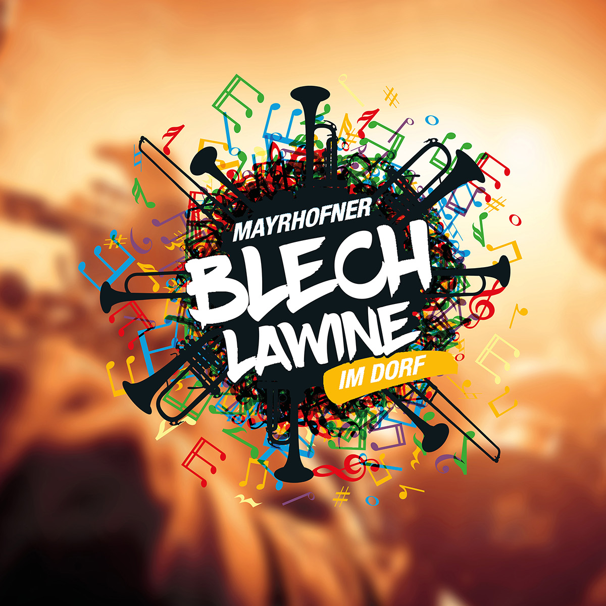 mys-"Blechlawine" in the Village - Kickoff to the Zillertal Farmers' & Music Autumn 2026-Logo Blechlawine im Dorf