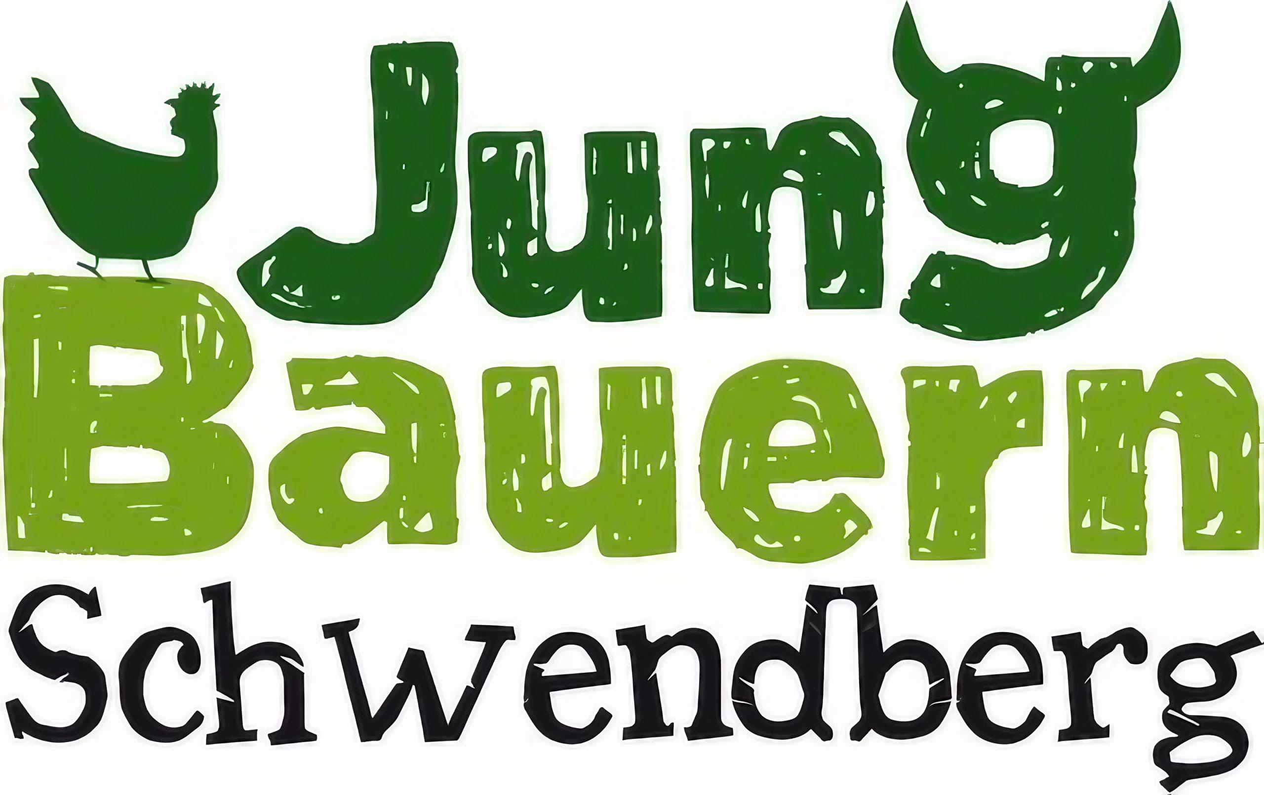 The image shows the logo of the Landjugend-Jungbauern Schwendberg in green lettering.