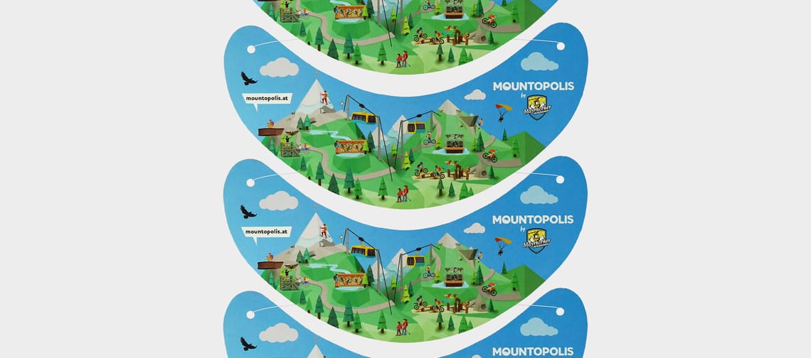 Mountopolis sun visor cap