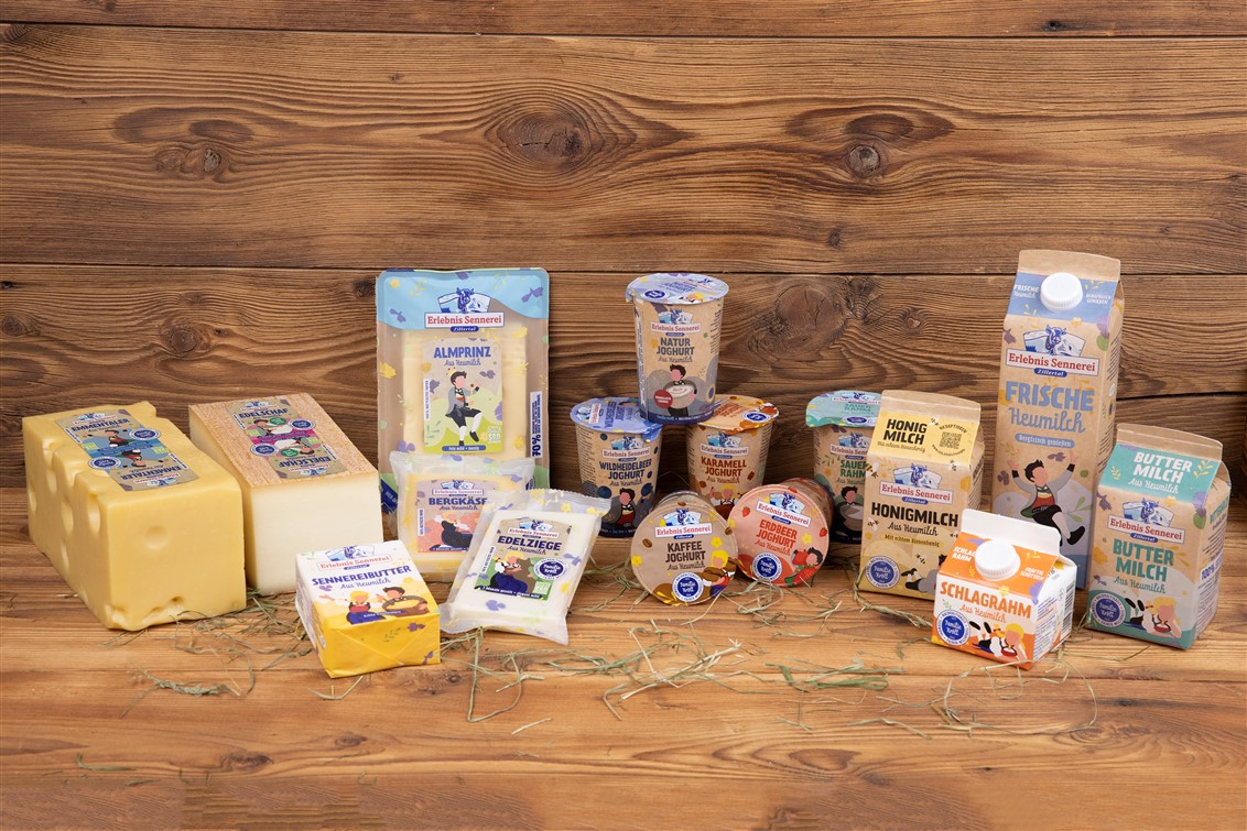 mys-Erlebnissennerei Zillertal-Österreichs größte Heumilchvielfalt von Kuh, Schaf & Ziege