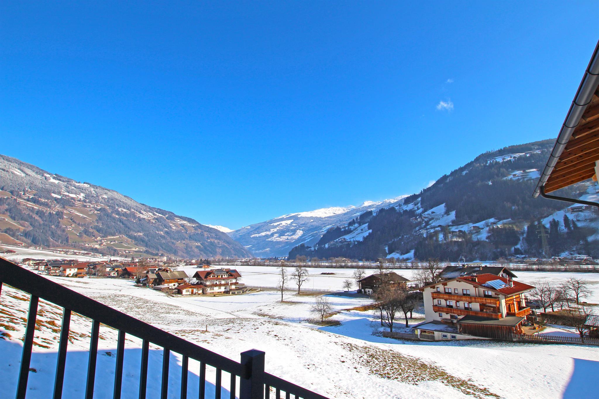 feratel-Haus Waldeck - Terrassenblick Winter