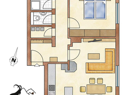 feratel-ALPEN Appartements Moigg - Grundriss