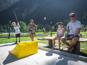 mys-Minigolf in the Zweiender in Mayrhofen-Minigolf beim Zweiender