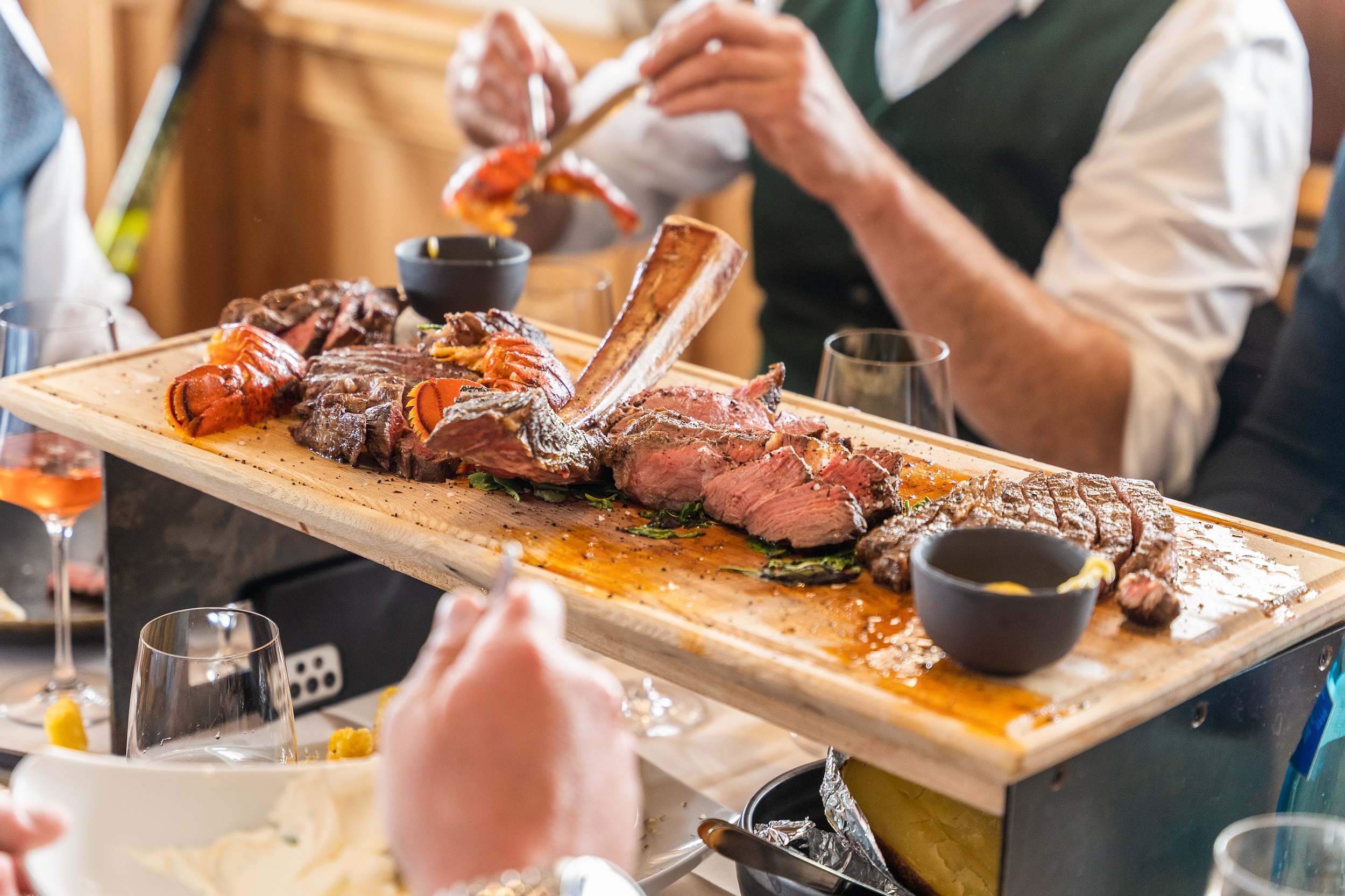 Gourmetsteakplatte Wedelhütte