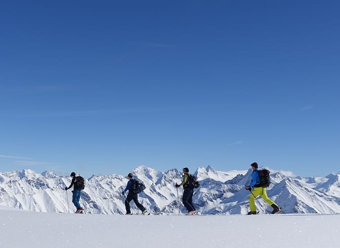 mys-Ski tours Zillertal Alps with Mountain Sports-Schnupperskitour Gruppenkurs