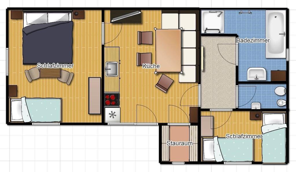 feratel-Lindenblick - Grundriss Wohnung