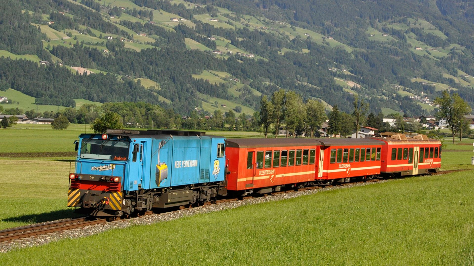 Anreise mt der Bahn bequem ins Zillertal anreisen.