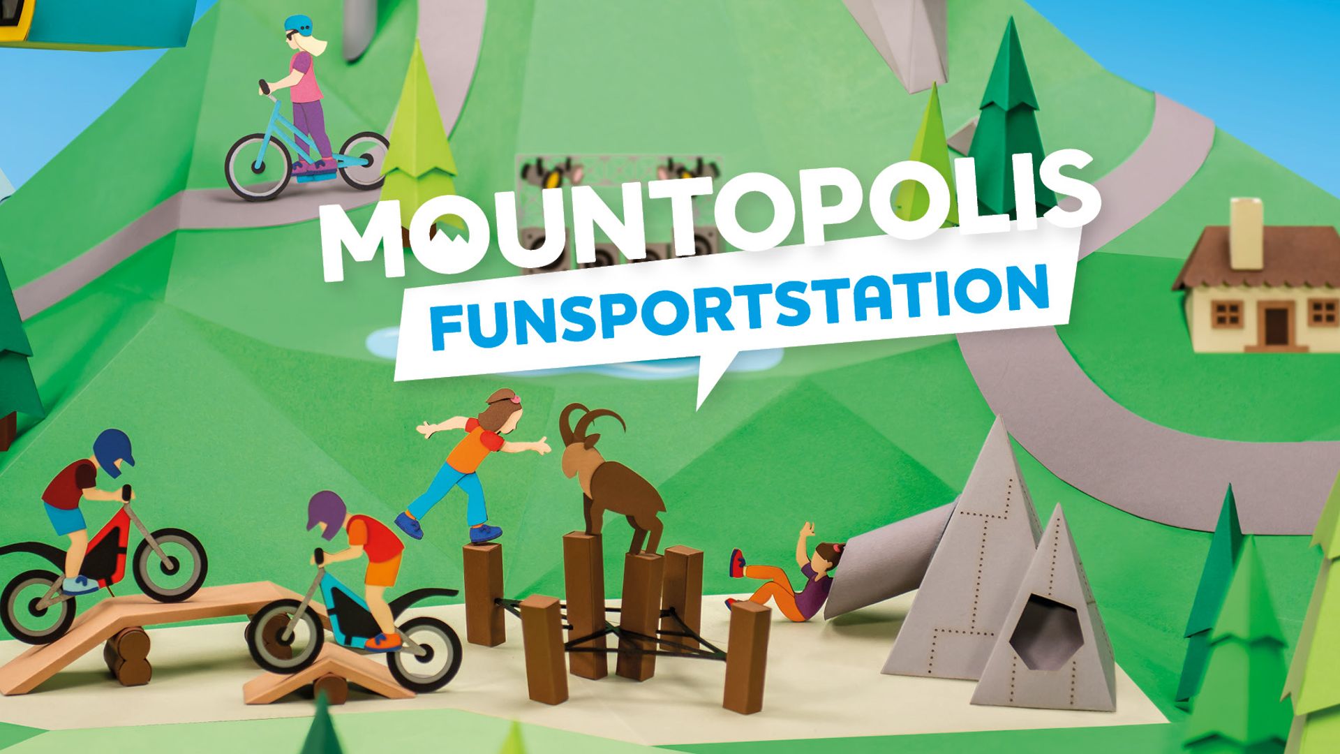 Graphic for the FunSportStation at Penken in Mountoplis by Mayrhofner Bergbahnen