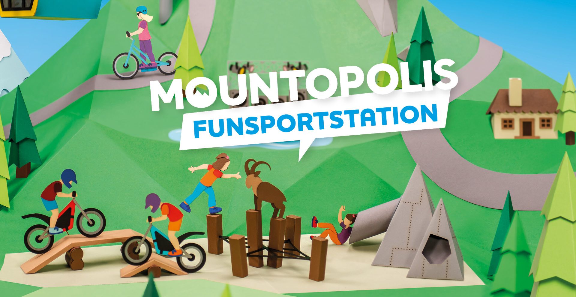 Graphic for the FunSportStation at Penken in Mountoplis by Mayrhofner Bergbahnen