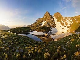 mys-Bergtour Hippoldspitze & Eiskarsee-Sonnenaufgang beim Eiskarsee Bergtour Hippoldspitze & Eiskarsee