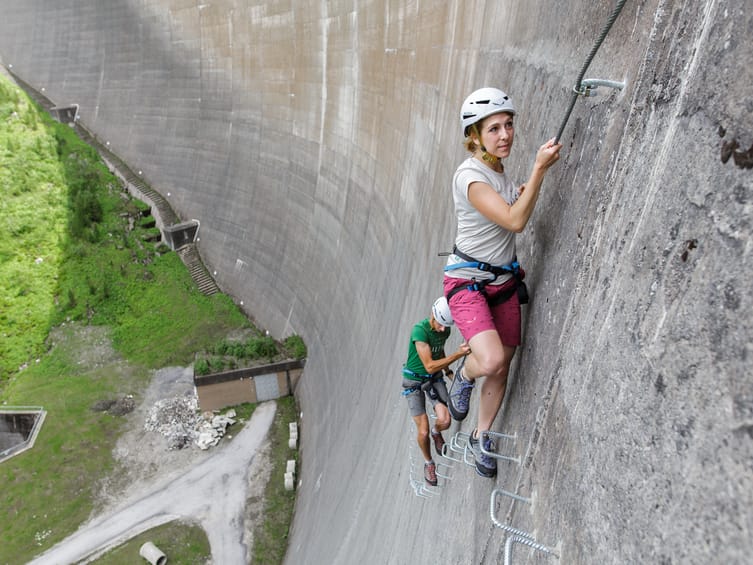 Klettersteig Schlegeis131 am Schlegeisspeicher