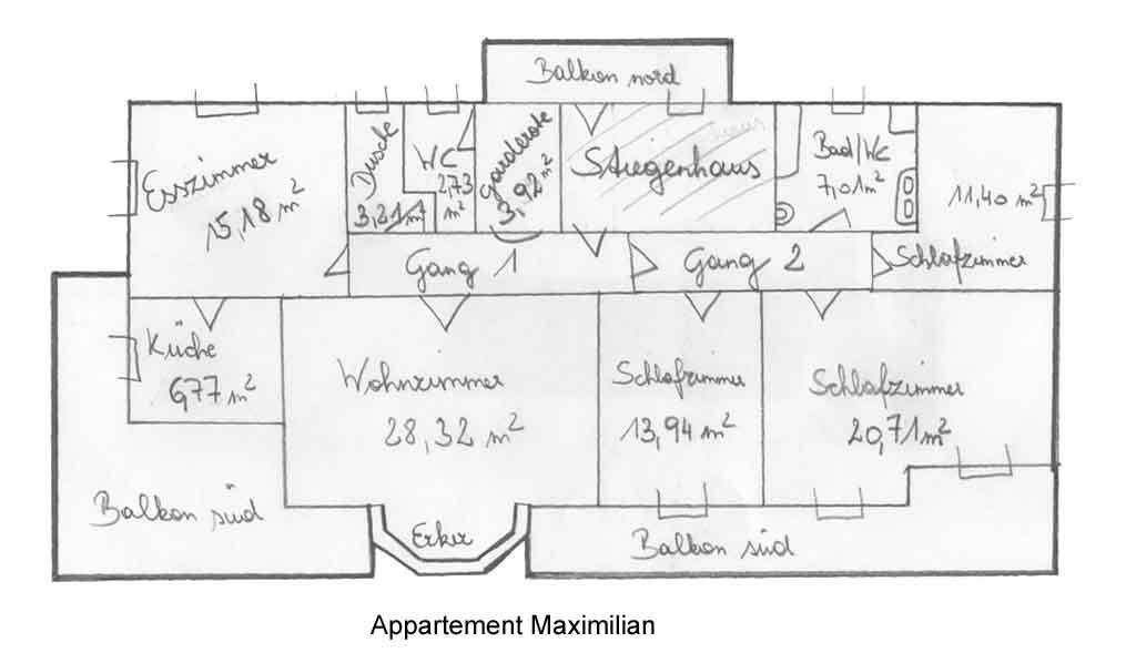 feratel-Appartmenthaus Angelika - Appartement MaximiLian Grundriss