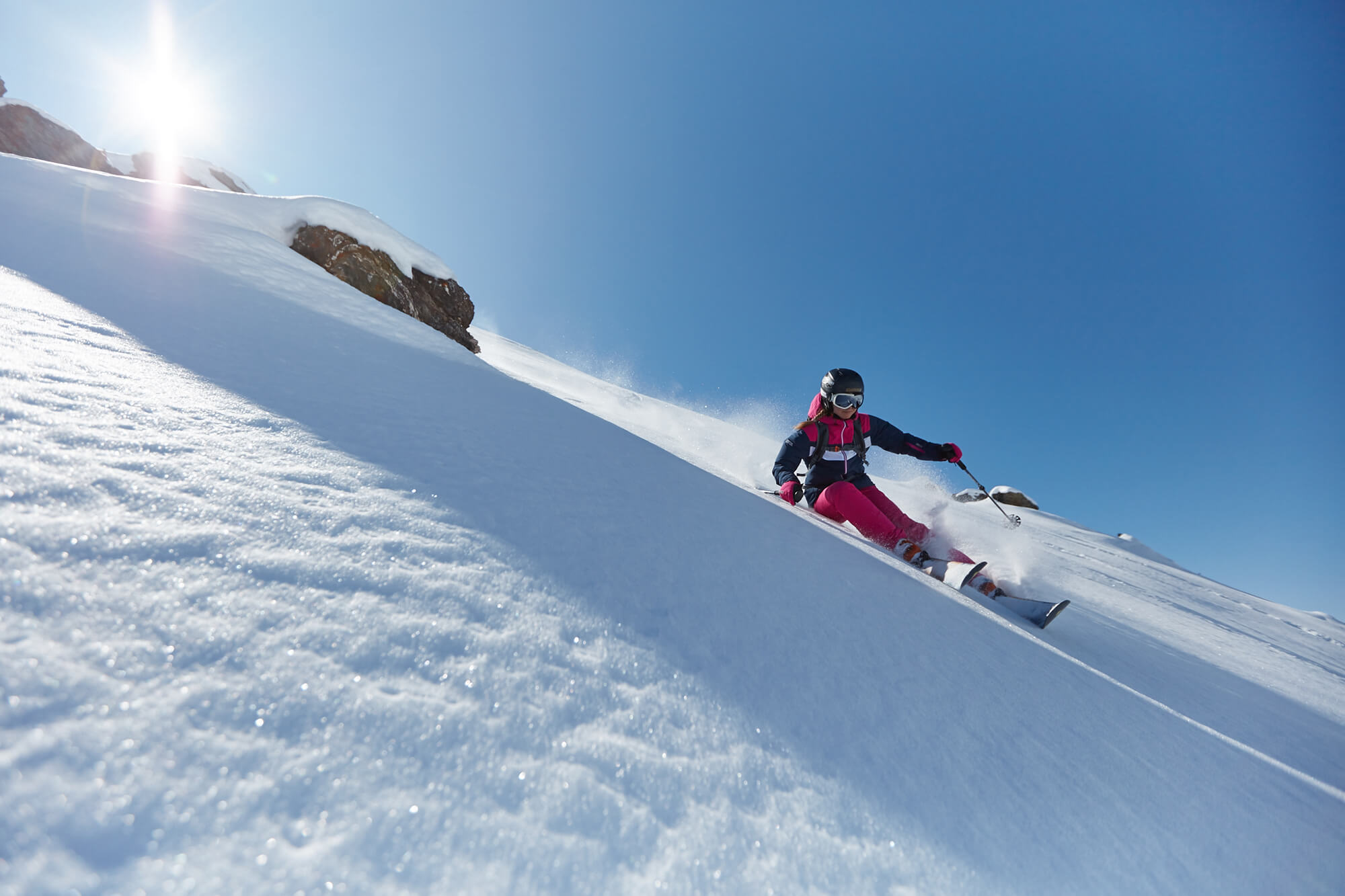 Freeride-Erlebnis für Frauen: Hochfügener Tiefschnee genießen