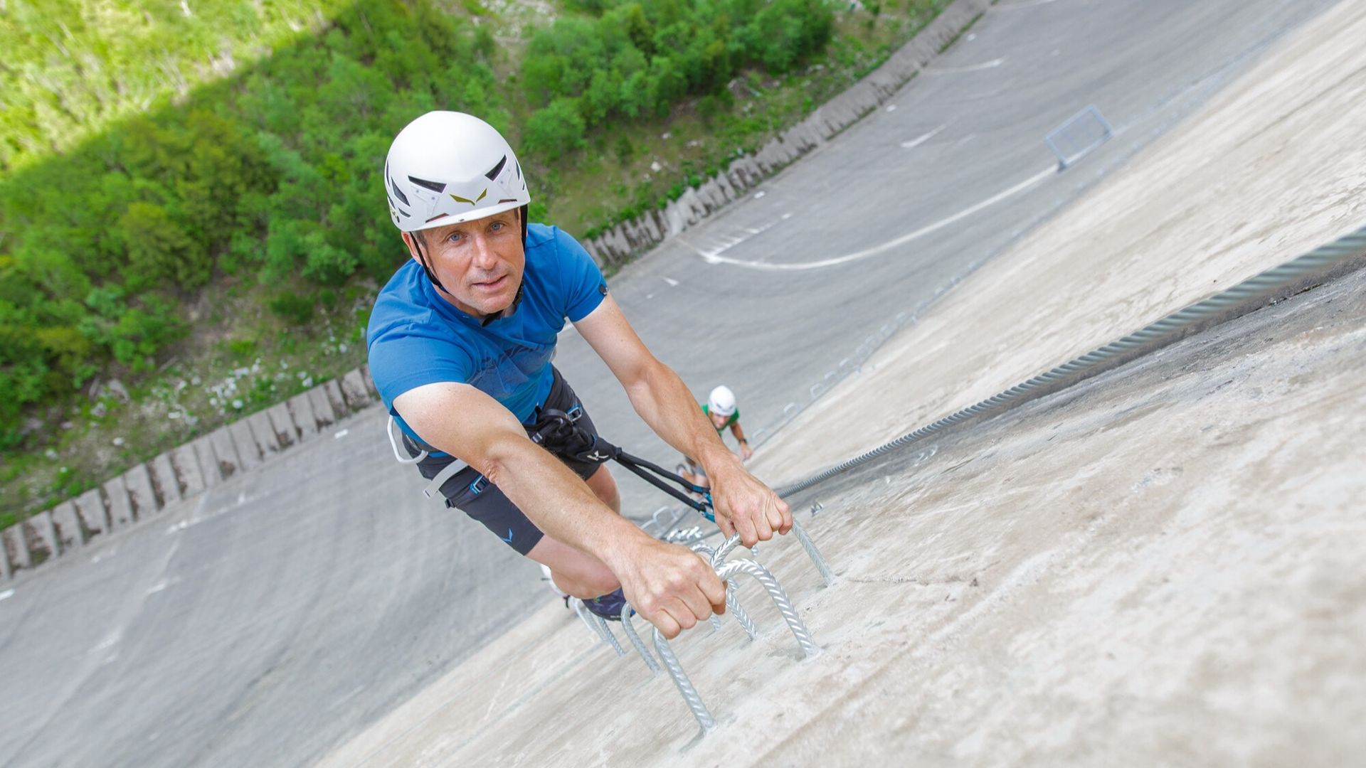 Klettersteigen am Klettersteig Schlegeis131