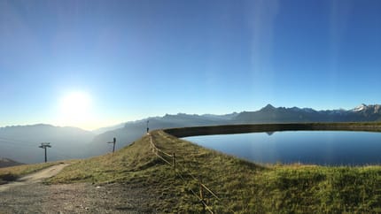 Schneekar Picknick Speichersee Gerent