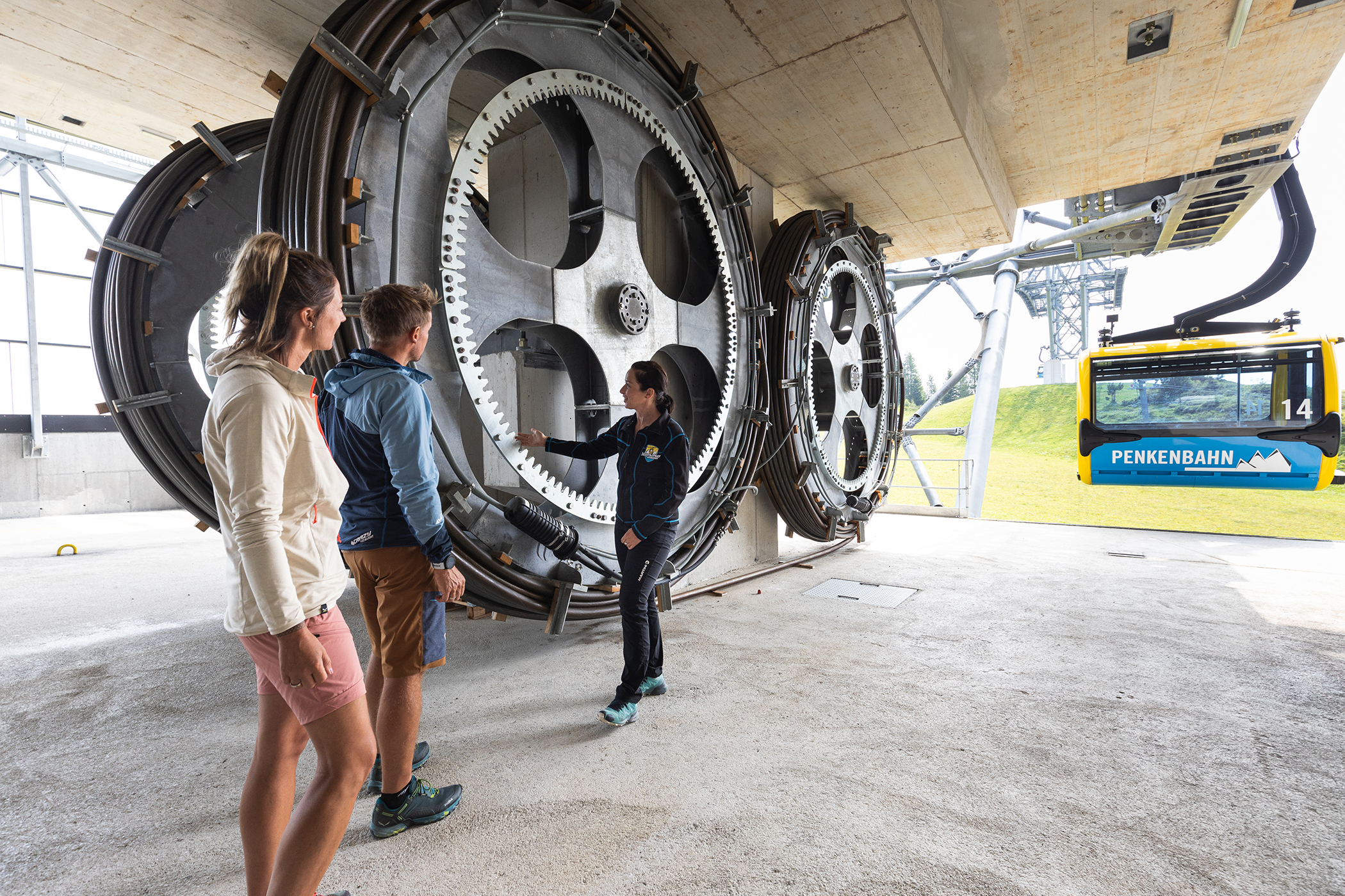 SEILBAHNFÜHRUNG PENKENBAHN IM SOMMER