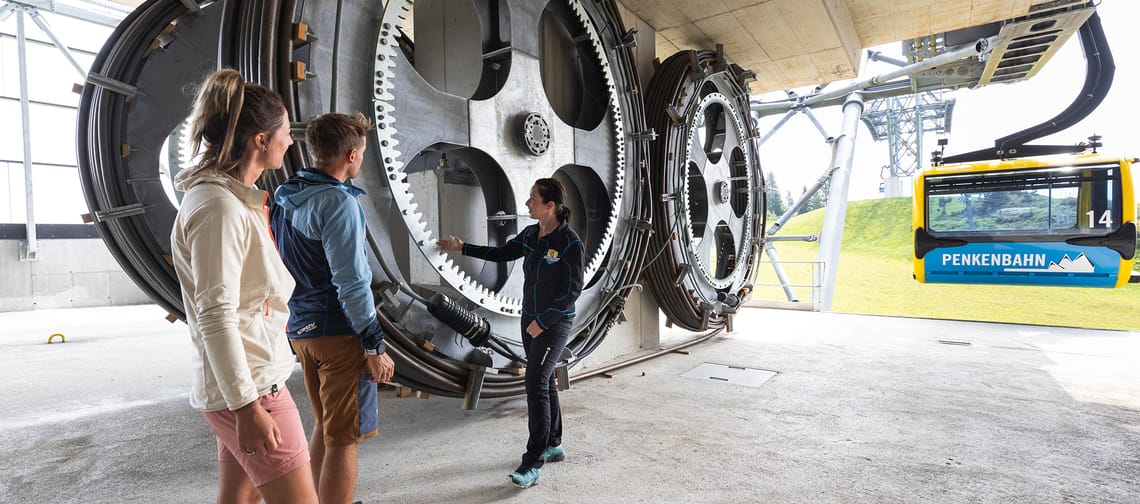 Seilbahnführung Penkenbahn in Mayrhofen