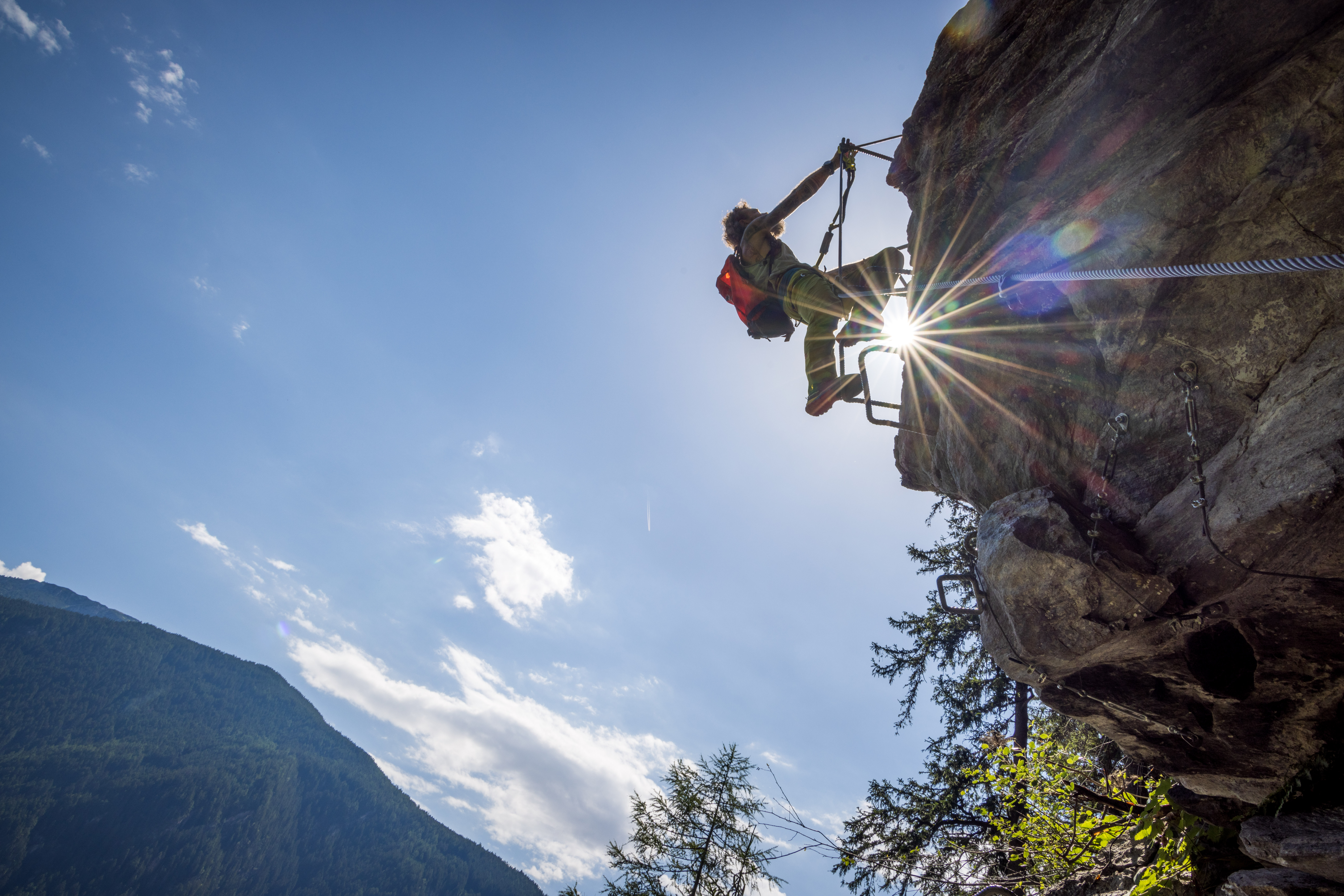 Alpinist Bergführer Klettersteige