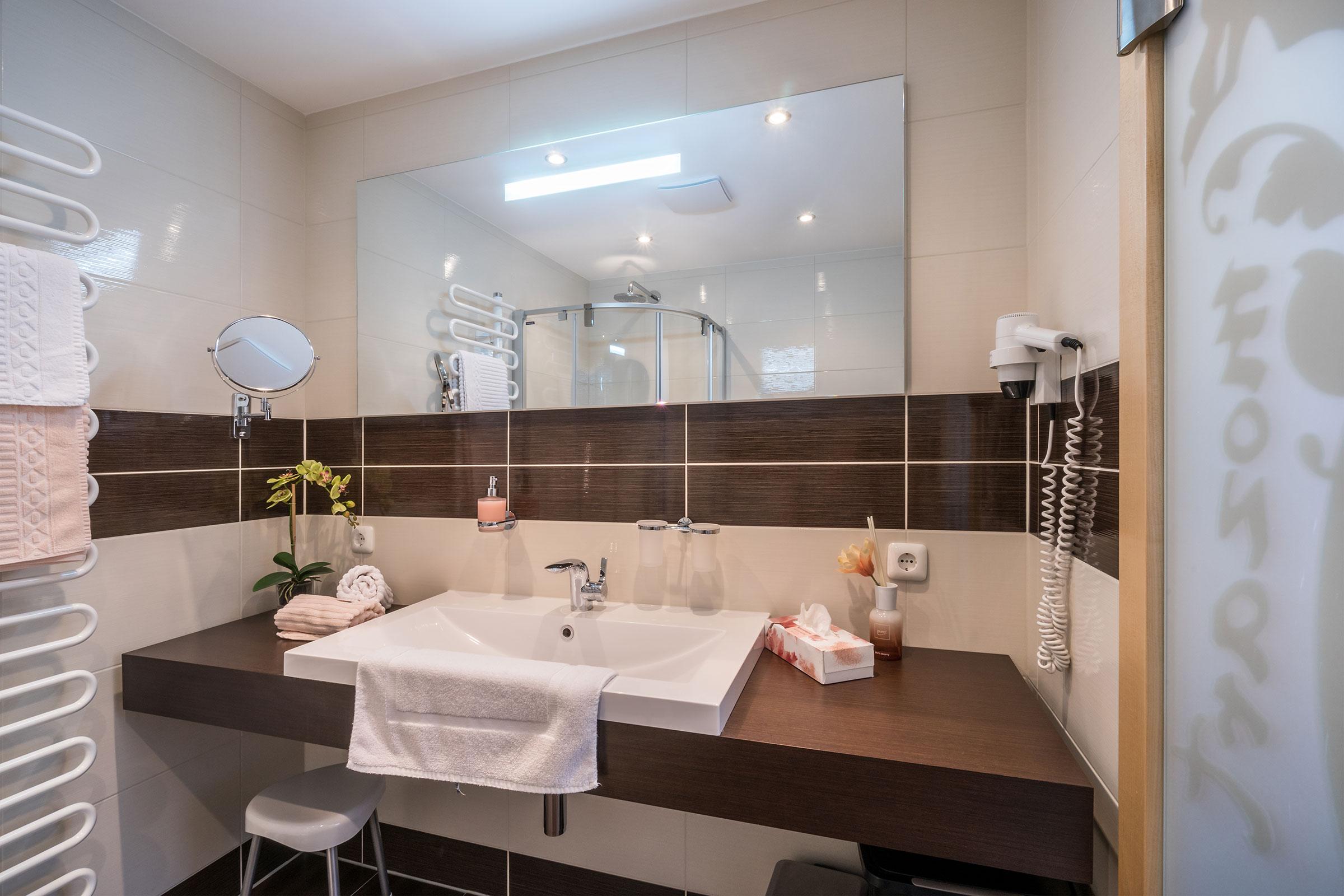 feratel-Appartement Mozart - Badezimmer-Waschbecken