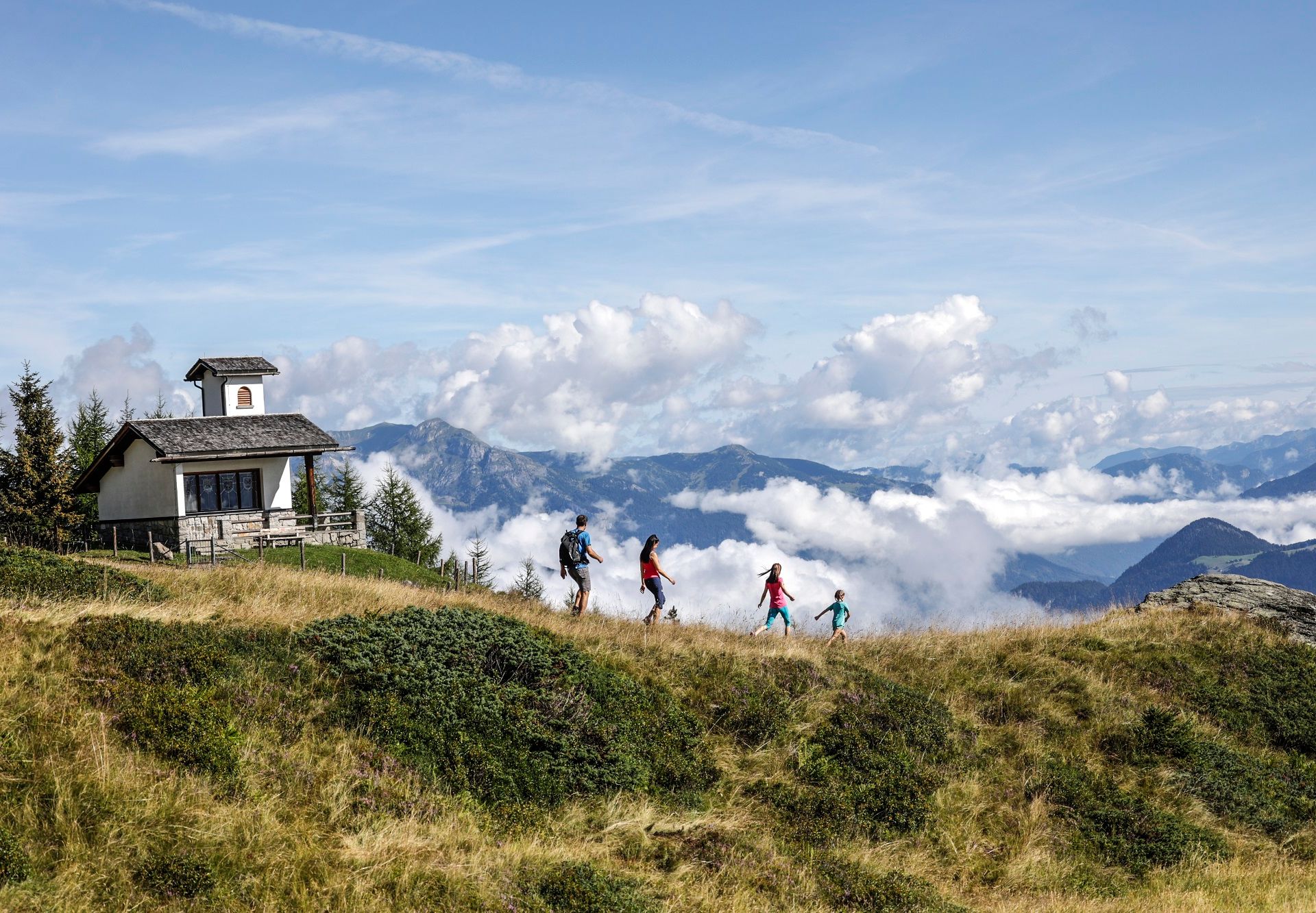 Hubertuskapelle Wandergebiet Hochzillertal