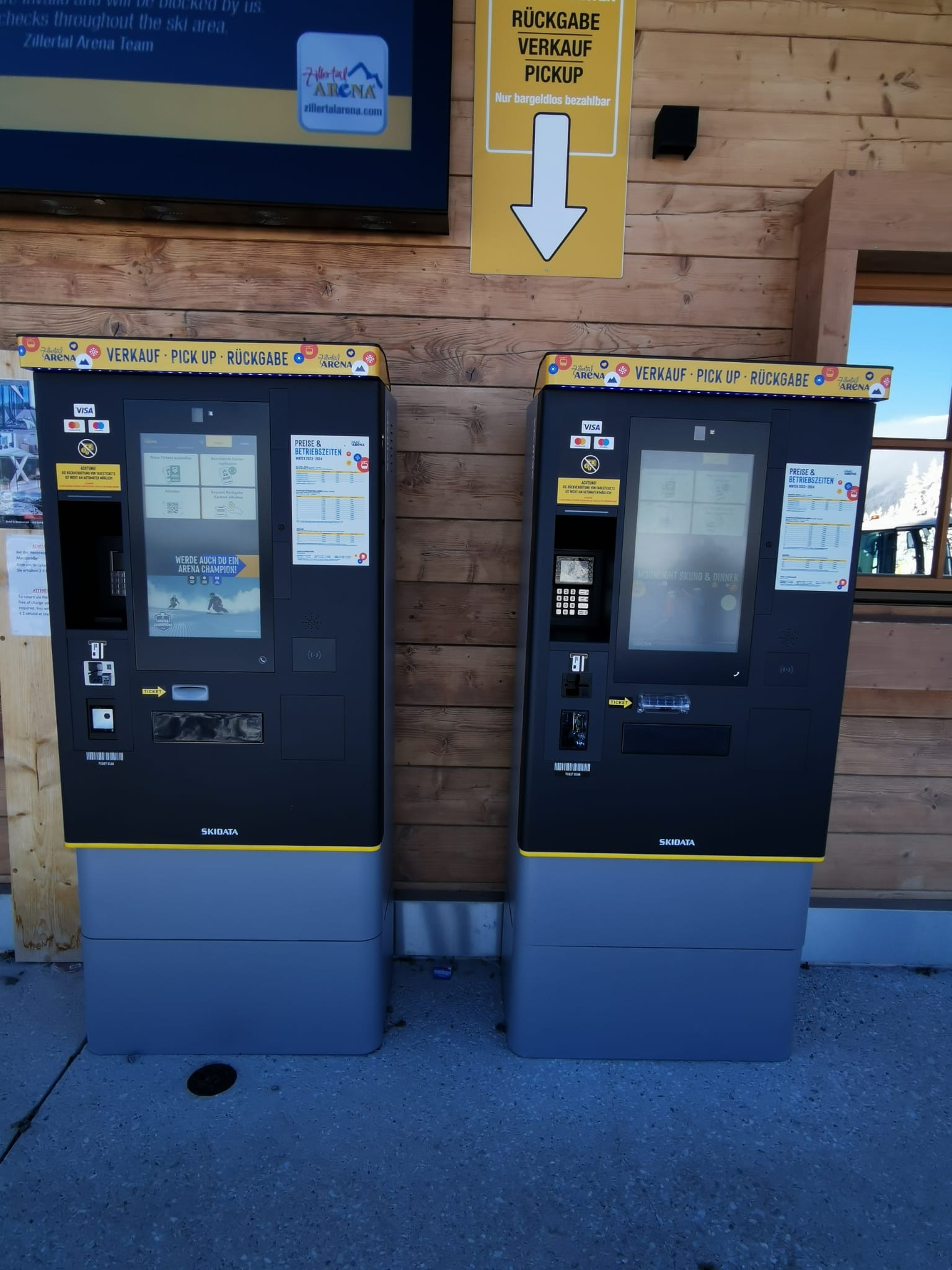 mys-Filzstein Kassa-Ticketautomato Filzstein