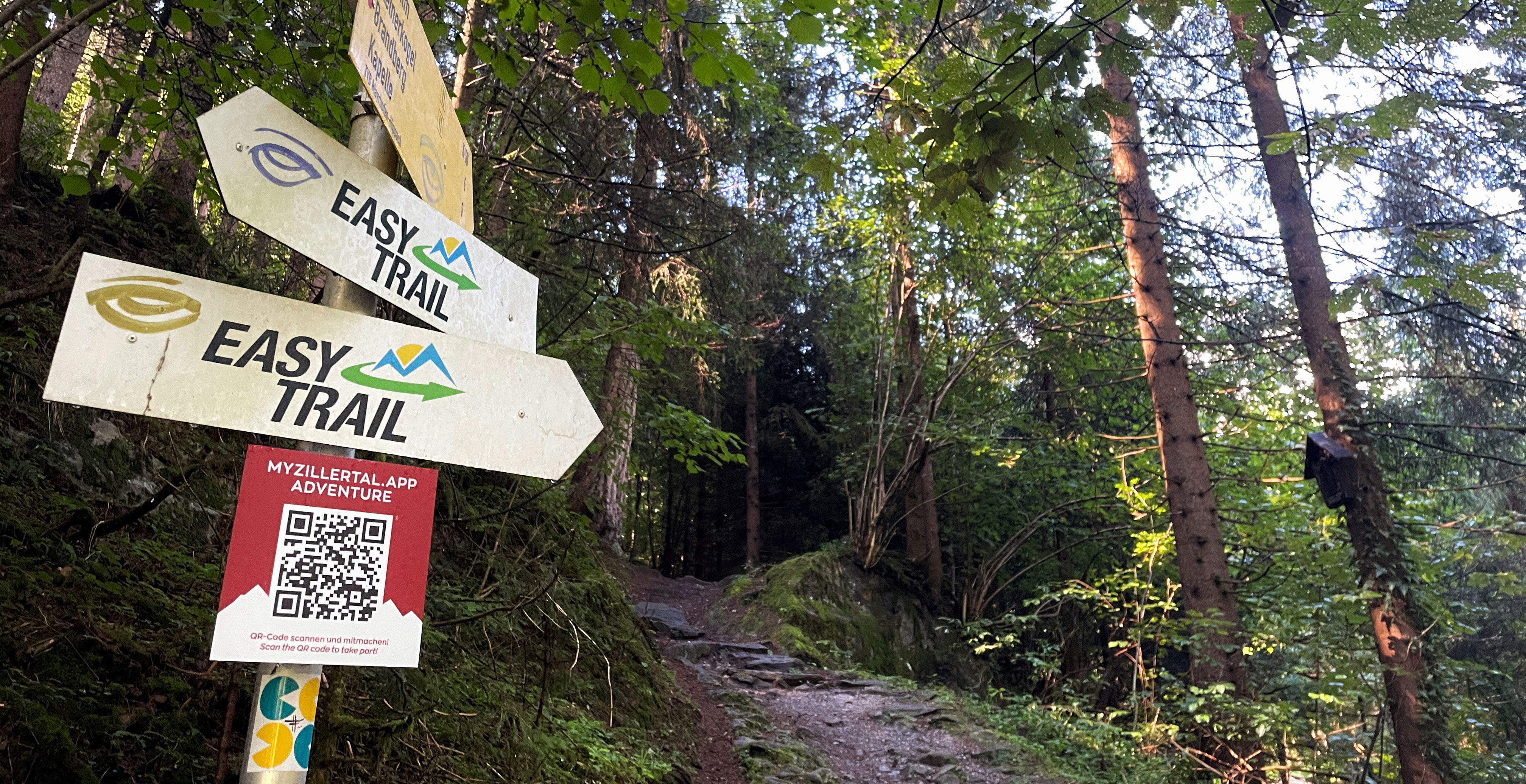 Beschilderung - digitaler Familienpass