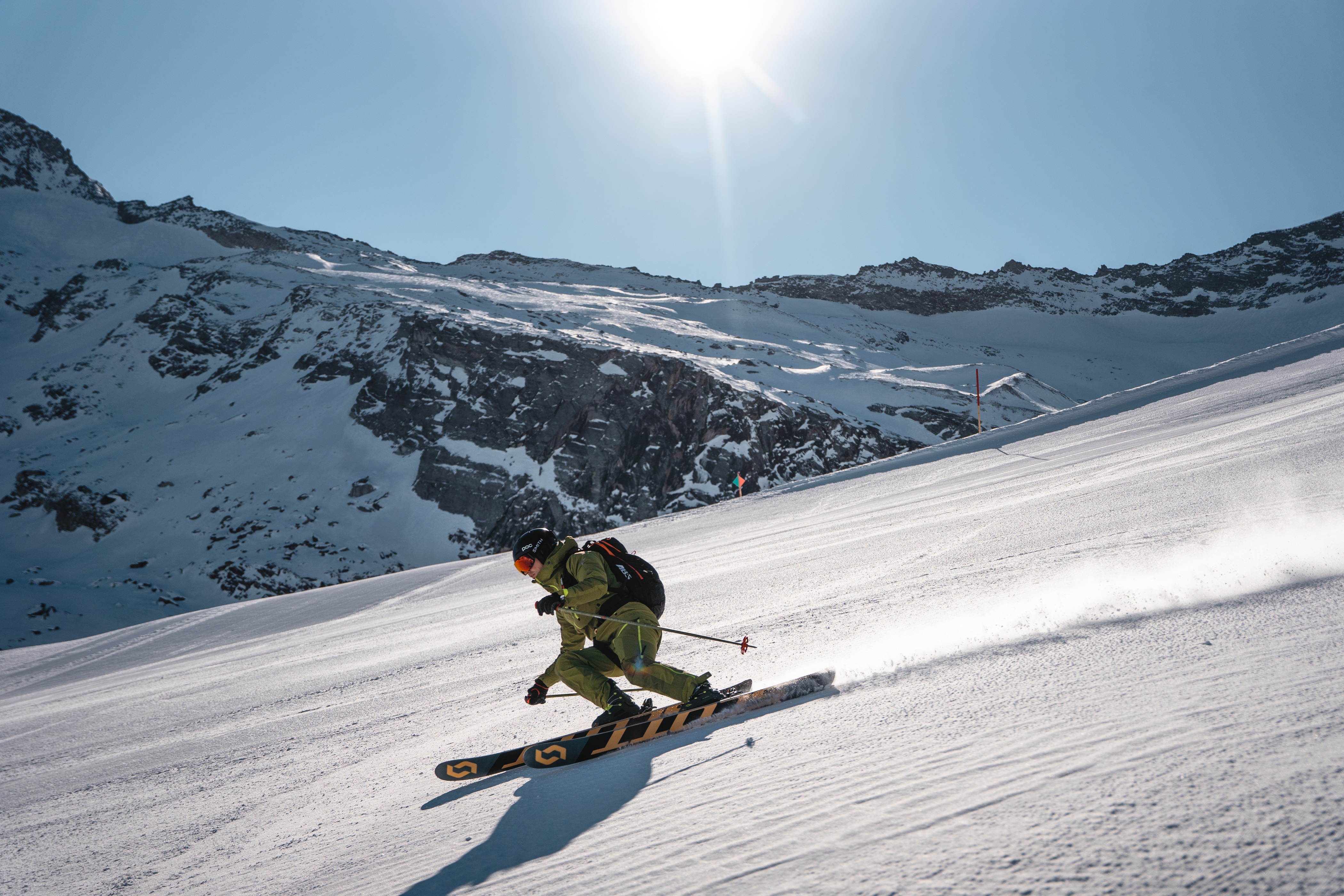 Skiing on the Hintertux Glacier