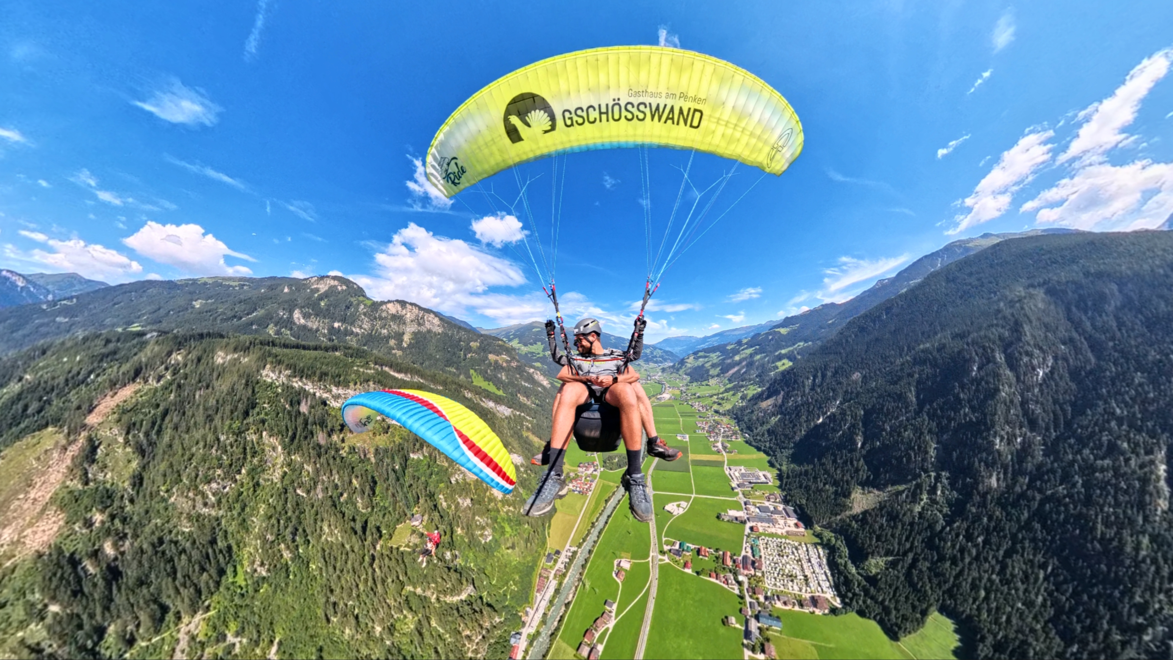 mys-TWIN AIR Flight - gemeinsam abheben Sommer mit AIR Zillertal-Tandemflug