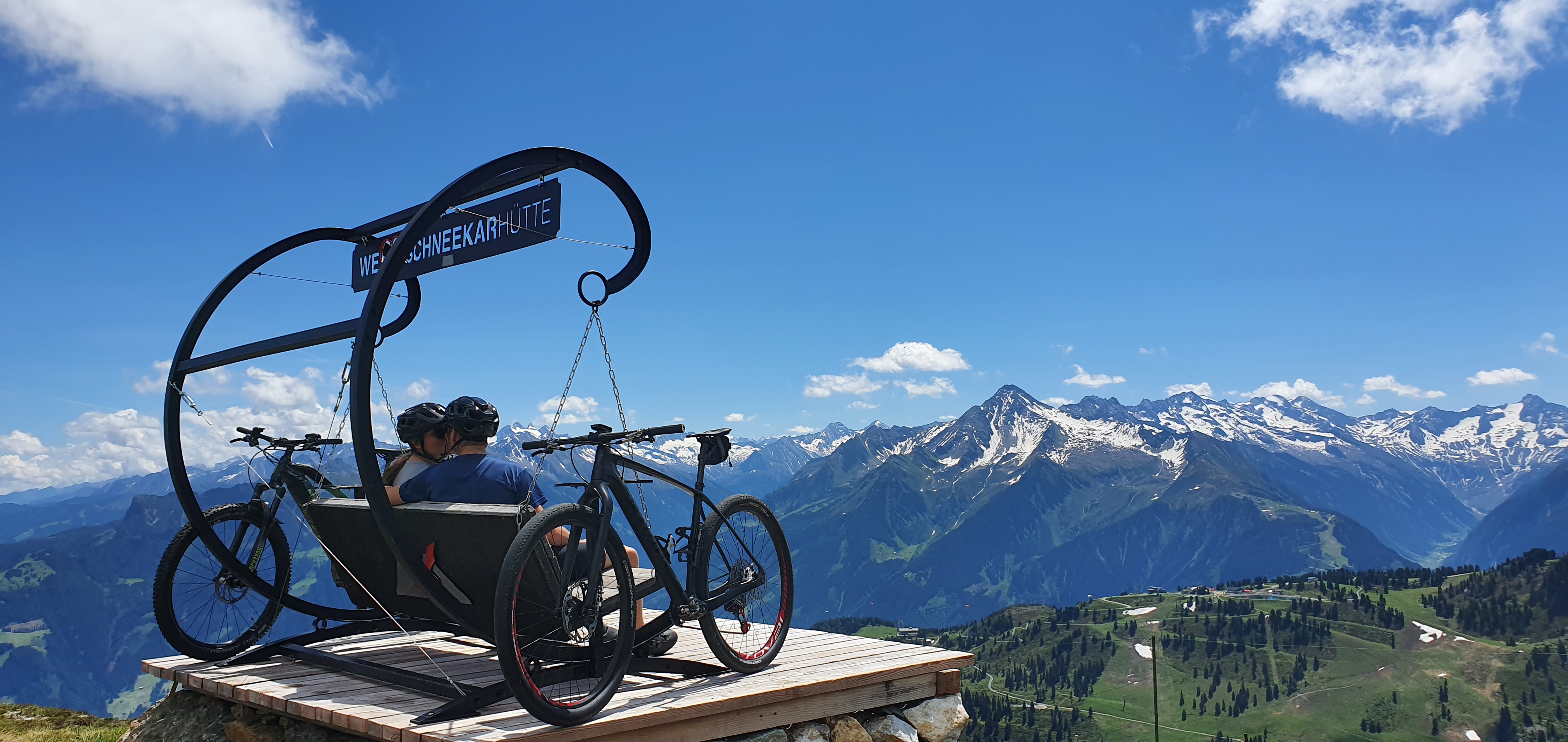 Schneekar Romantische Hollywood Schaukel