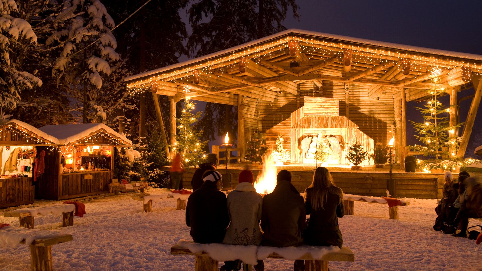 Advent at the Forest Festival Area in Mayrhofen